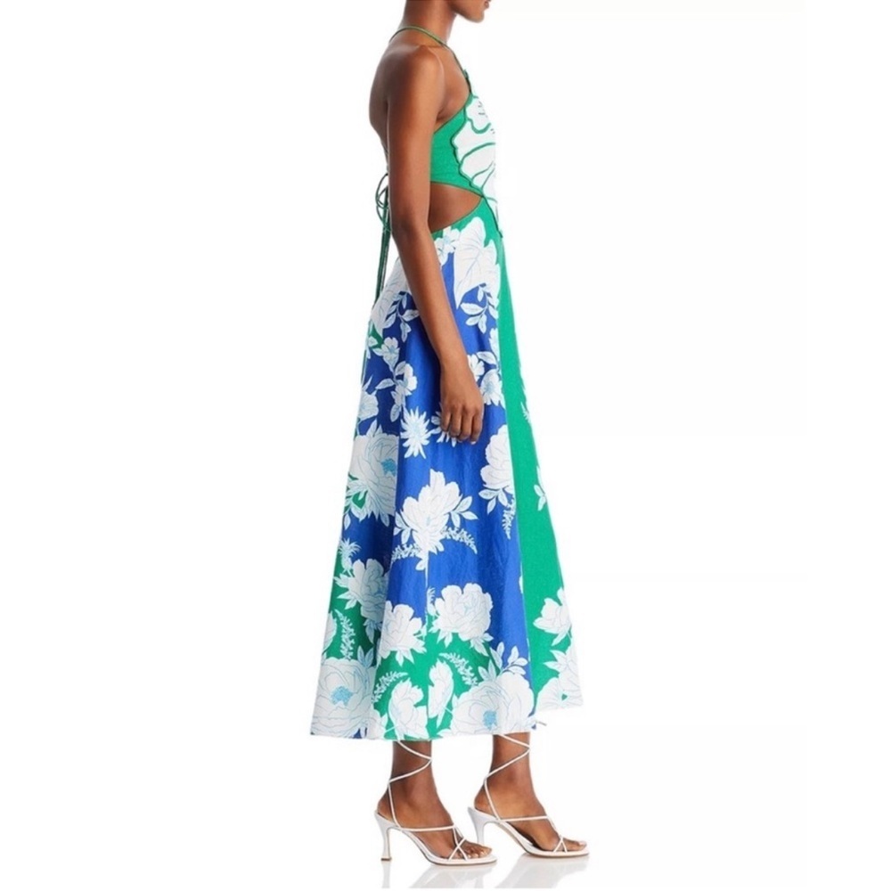 FARM Rio Soft Garden Flower Maxi Dress Size XL - Picture 3 of 14